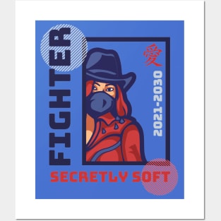 Fighter secretly soft Posters and Art